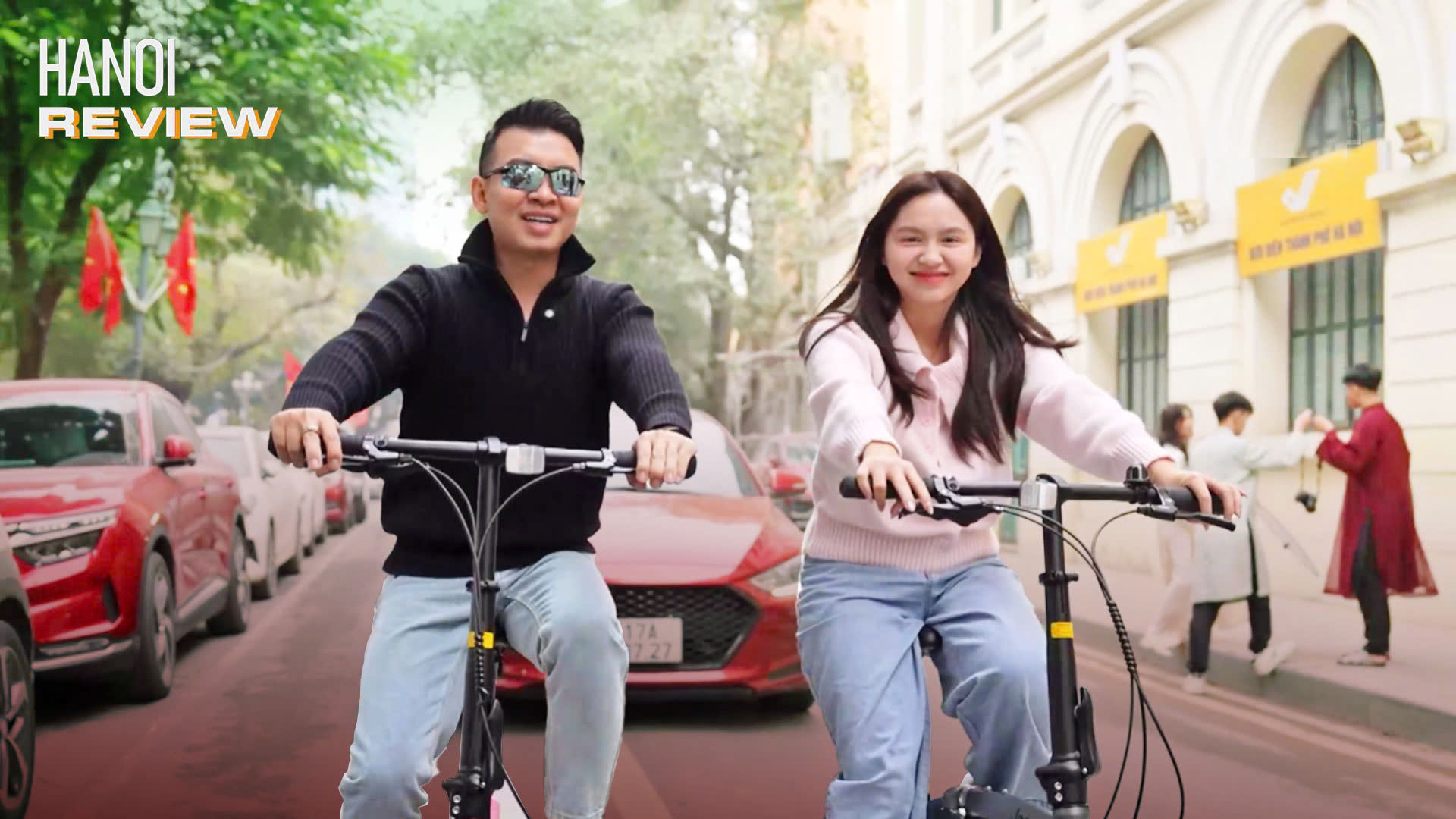 Cùng xe đạp gấp Jeep L200 khám phá phố phường | HANOI Review | 22/01/2026