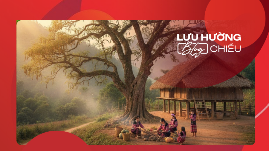 Cây me bên hiên nhà người K’Ho