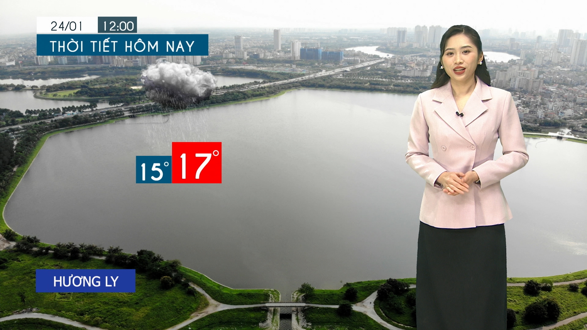 Dự báo thời tiết tối | 24/01/2026