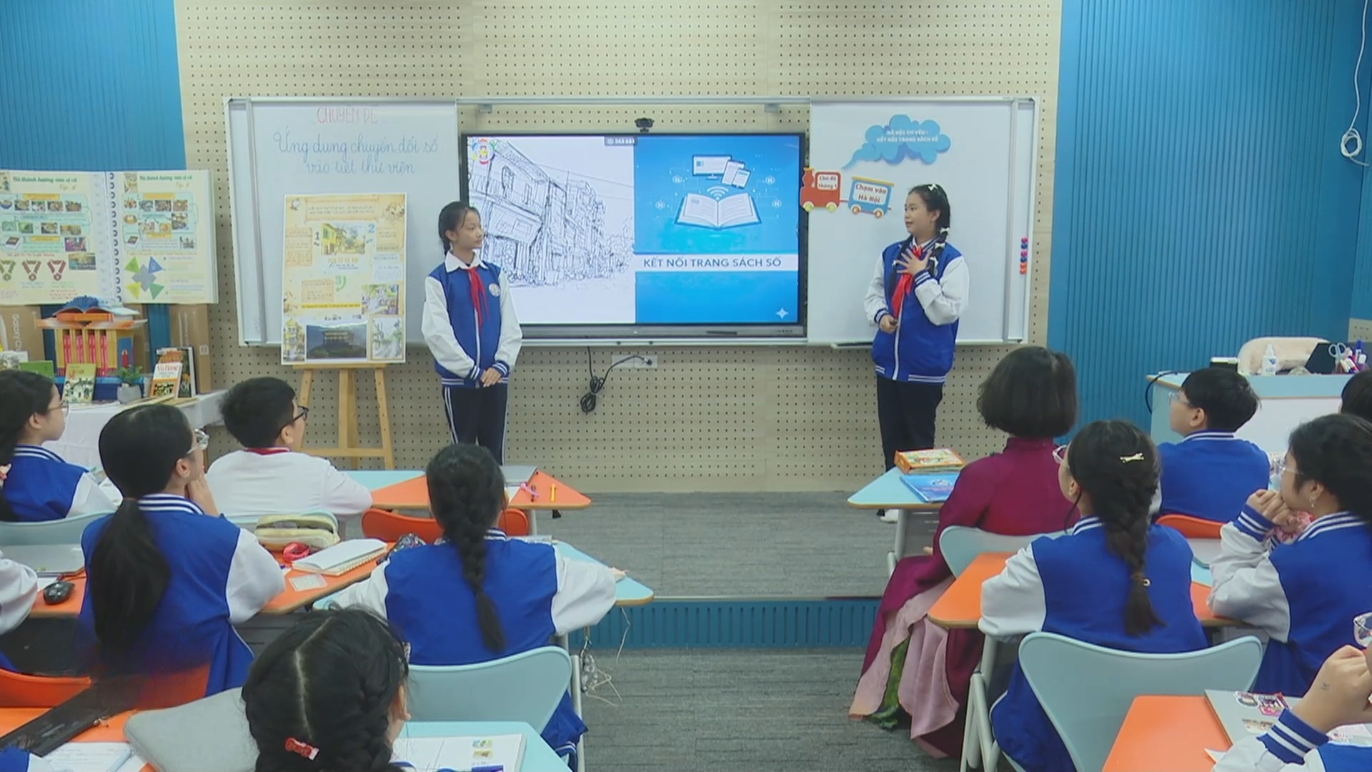 Thư viện số giúp học sinh Hà Nội yêu đọc sách