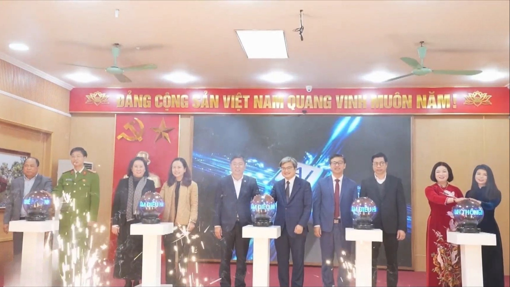 Xã Đại Thanh khai trương Trung tâm điều hành thông minh IOC