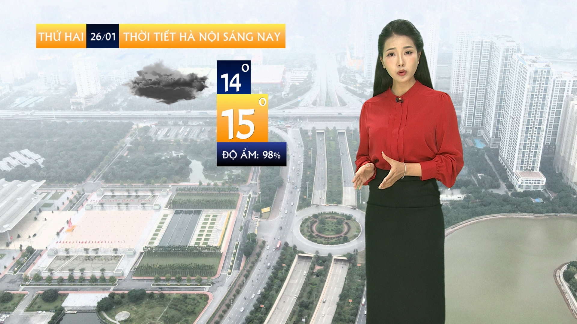 Dự báo thời tiết sáng | 26/01/2026