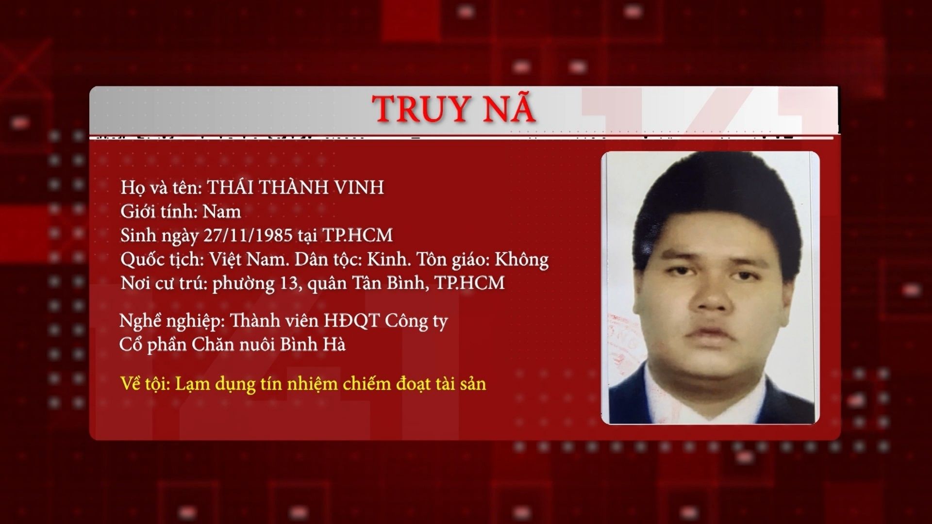 Thông báo, vận động đối tượng truy nã ra đầu thú