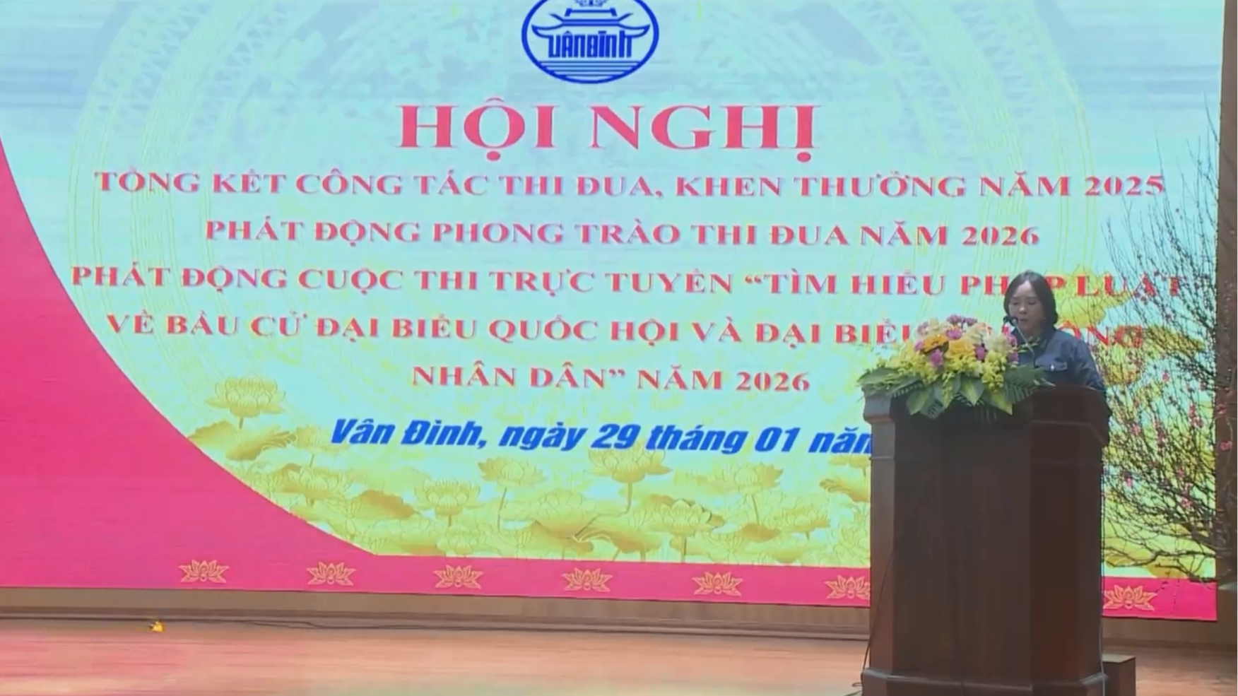 Xã Vân Đình phát động phong trào thi đua năm 2026 