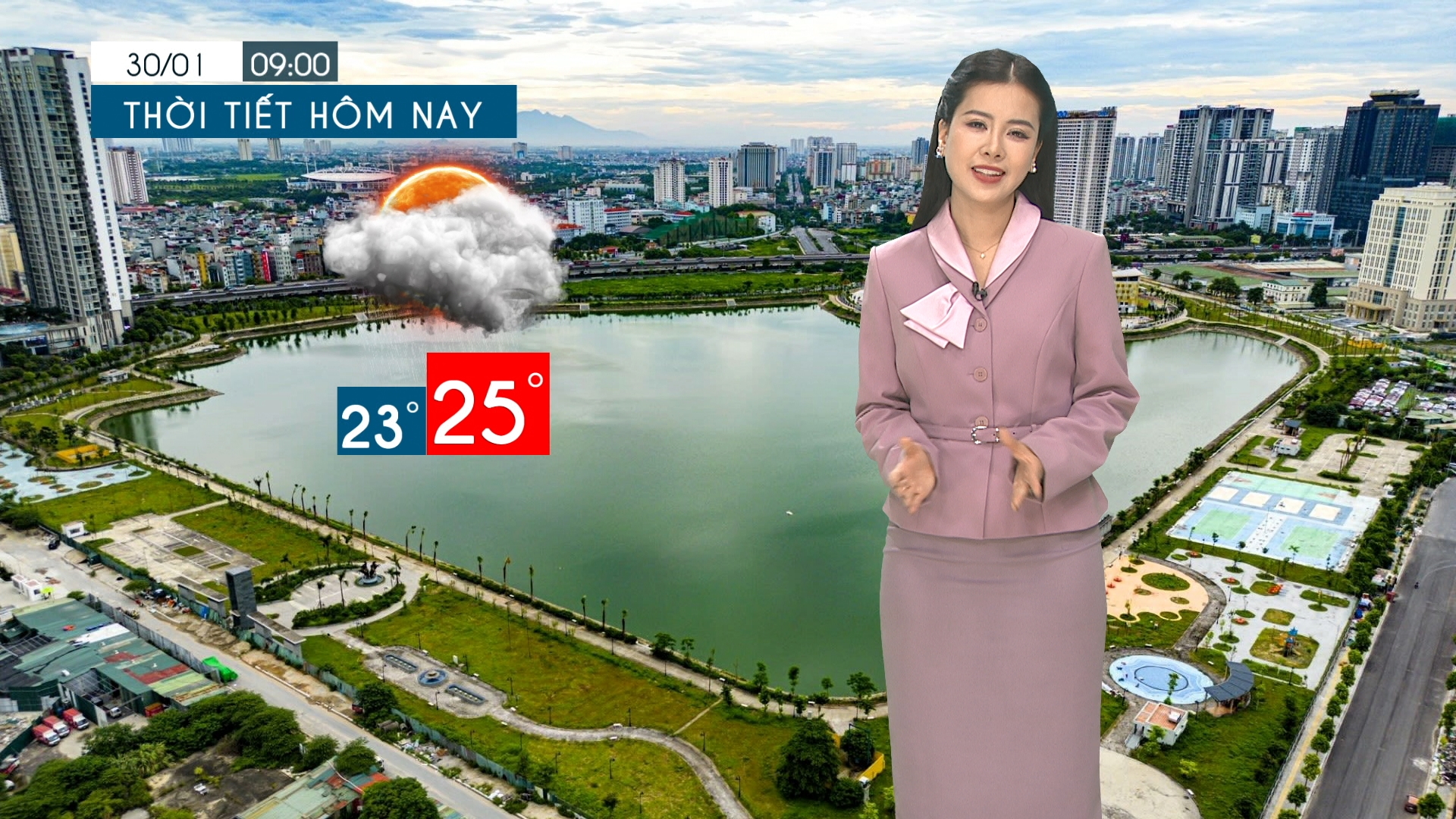 Dự báo thời tiết tối | 30/01/2026