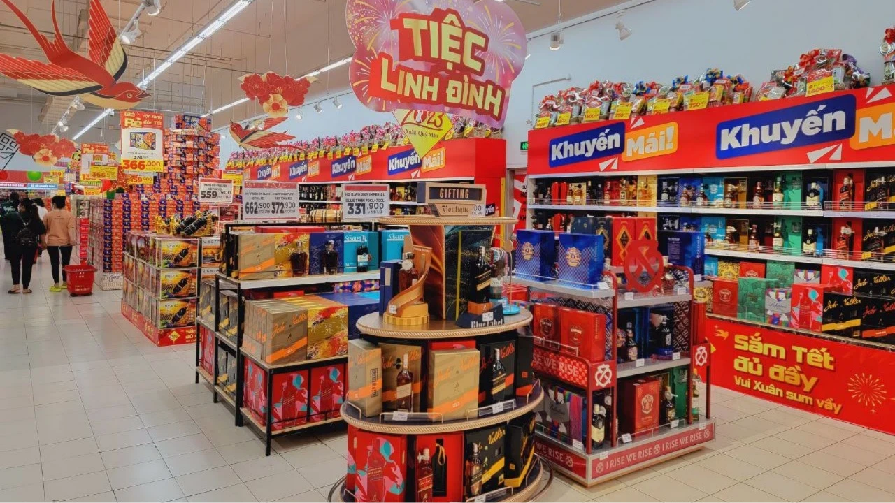 Thị trường hàng hóa Tết ổn định giá cả, nguồn cung