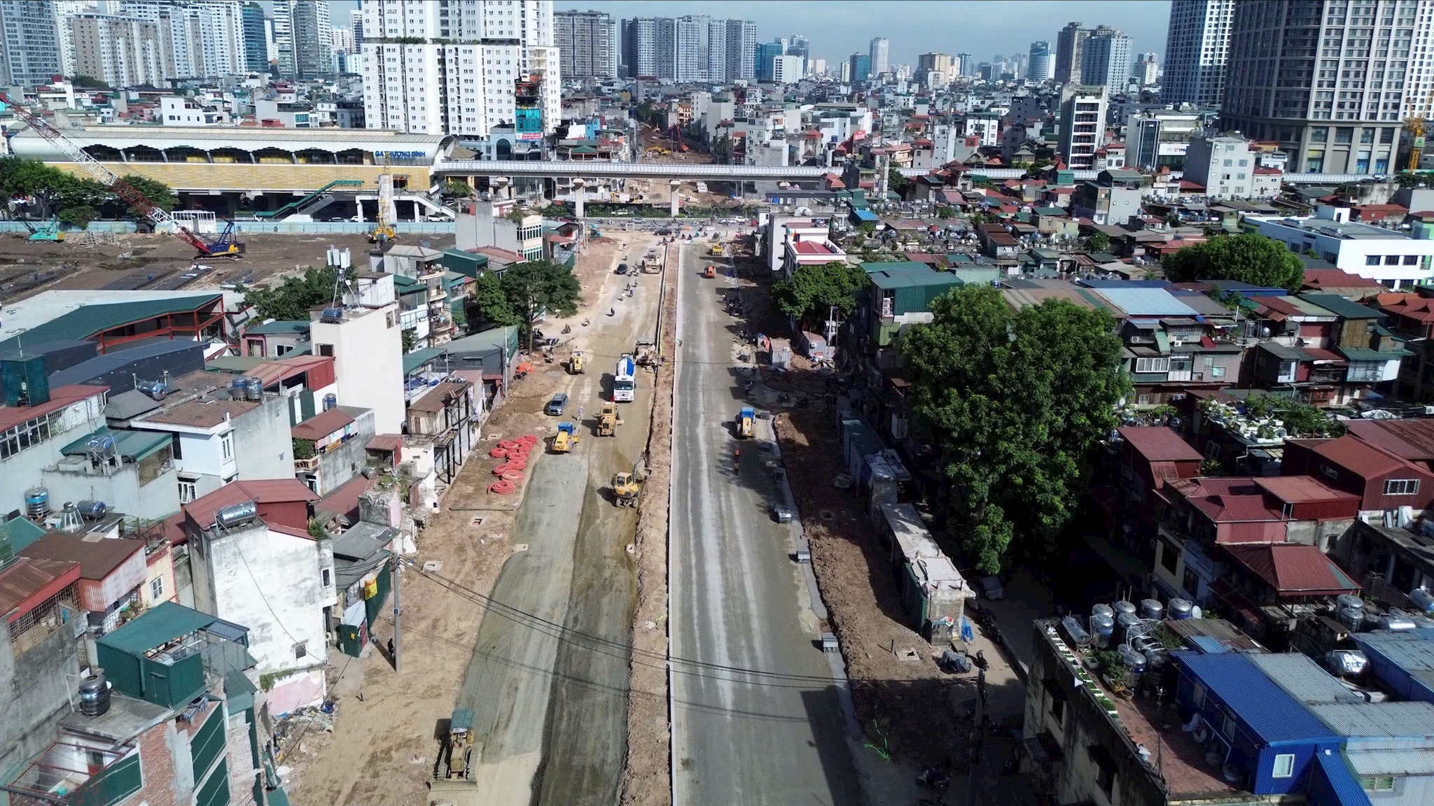 Tăng tốc thi công trên tuyến đường Vành đai 2,5