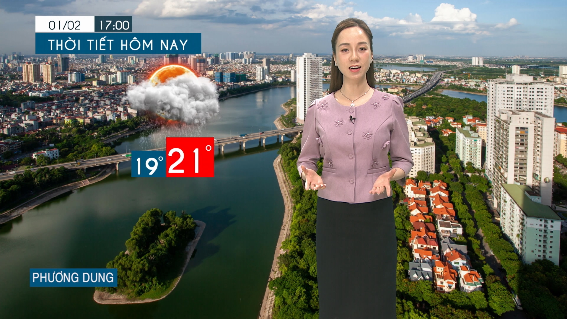 Dự báo thời tiết tối | 01/02/2026