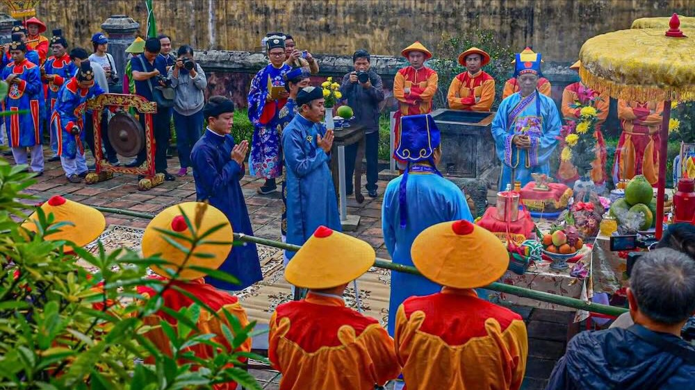 Trang trọng Lễ Thướng Tiêu mừng năm mới tại Huế