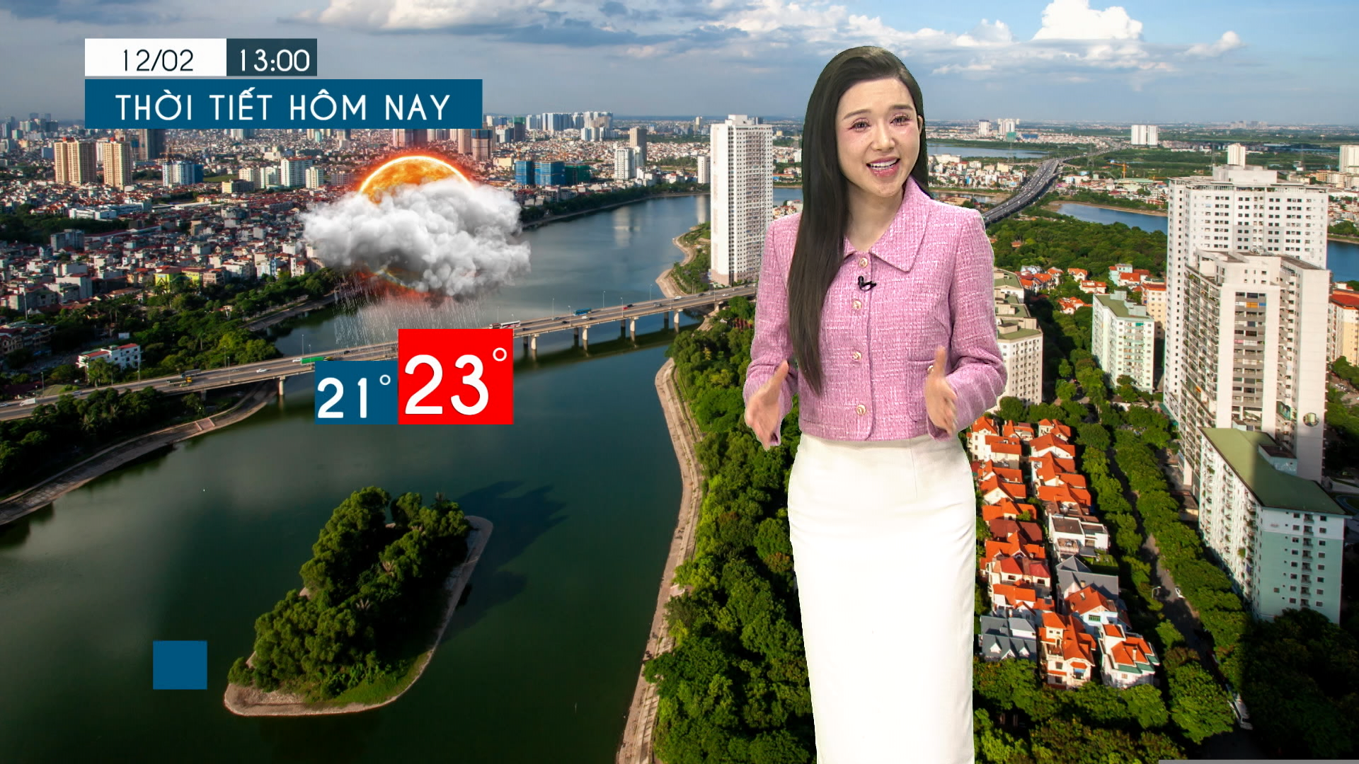 Dự báo thời tiết tối | 12/02/2026