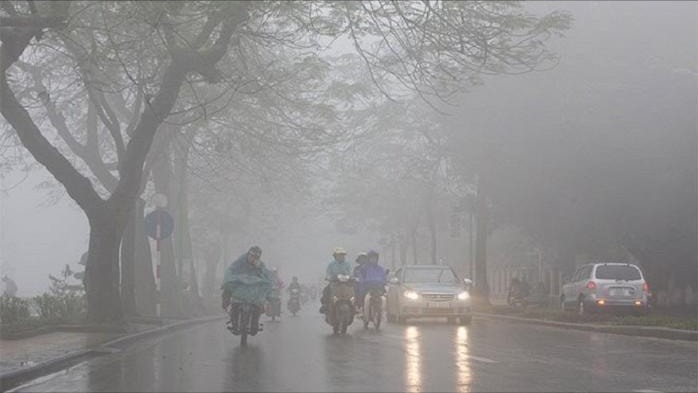 Thời tiết 13/2: Hà Nội sáng có mưa phùn và sương mù