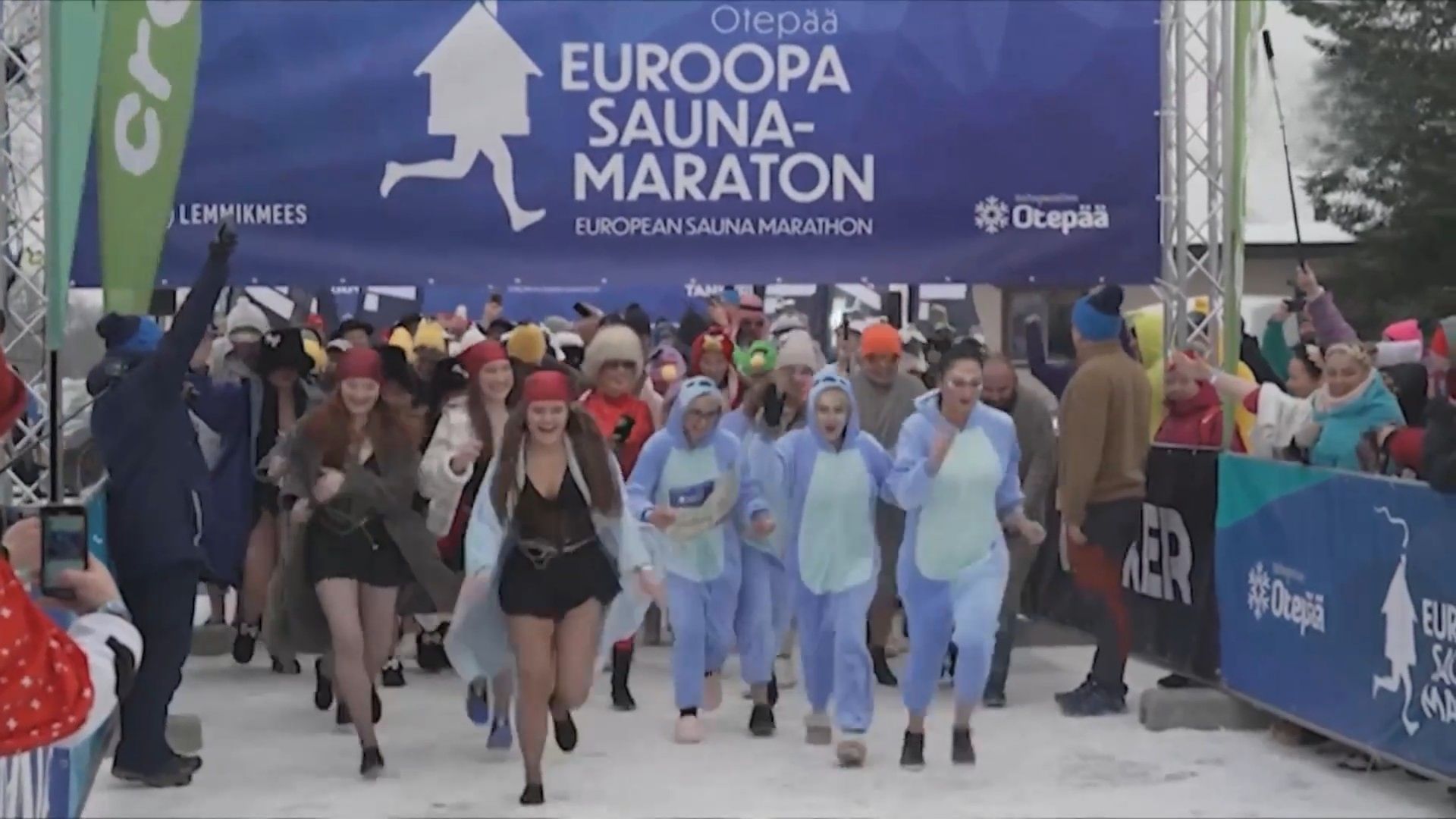 Sôi nổi giải Marathon xông hơi quốc tế tại Estonia