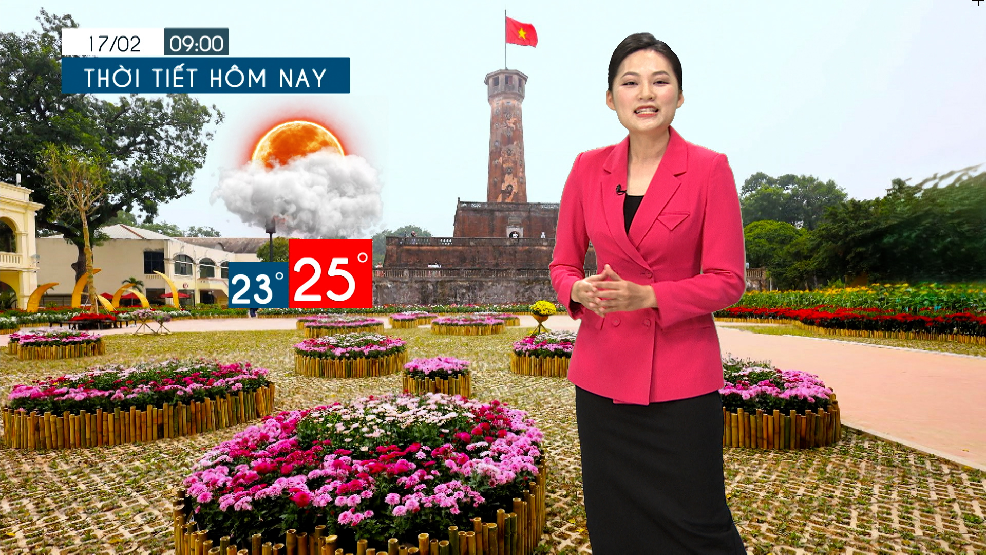 Dự báo thời tiết tối | 17/02/2026