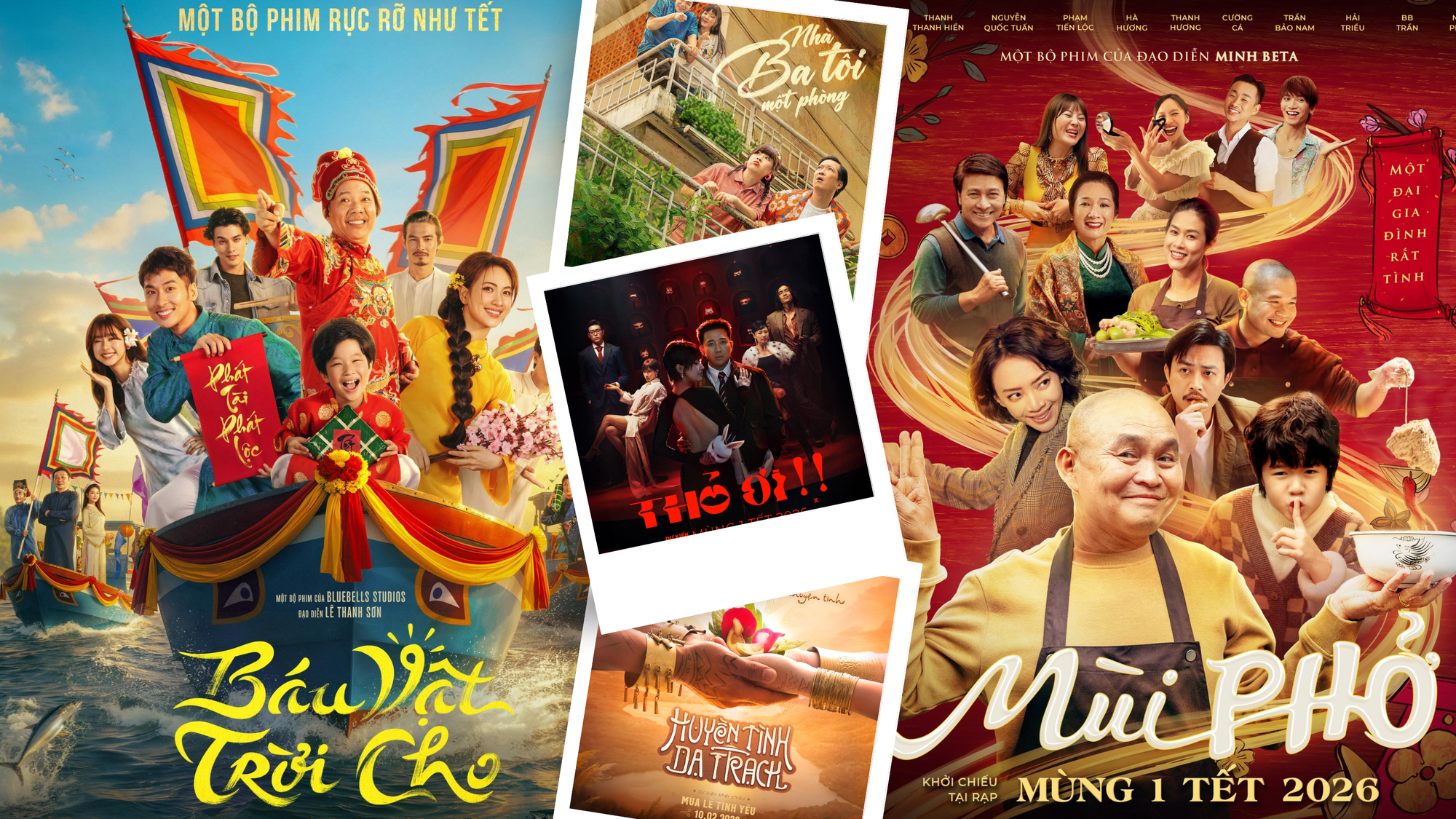 Đa dạng lựa chọn phim chiếu rạp dịp Tết