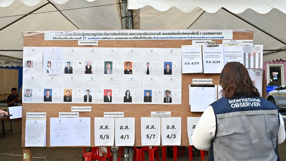 Thái Lan: Ba điểm tổ chức bỏ phiếu lại vào ngày 22/2