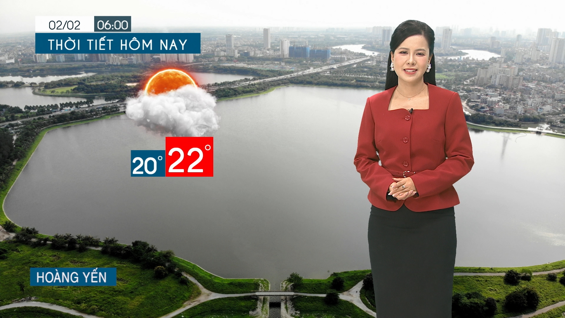 Dự báo thời tiết tối | 02/02/2026