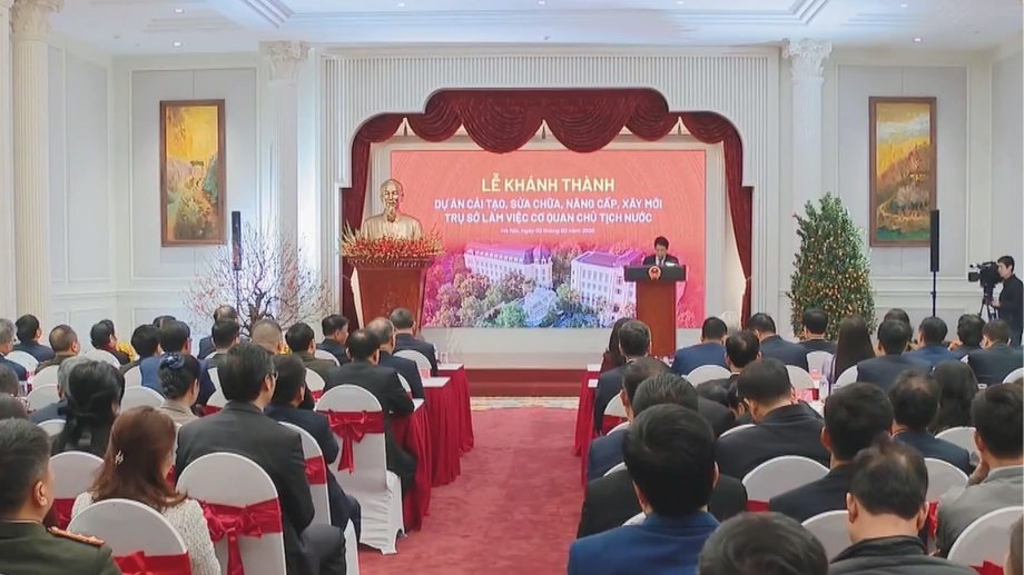 Khánh thành dự án trùng tu công trình Bắc Bộ phủ