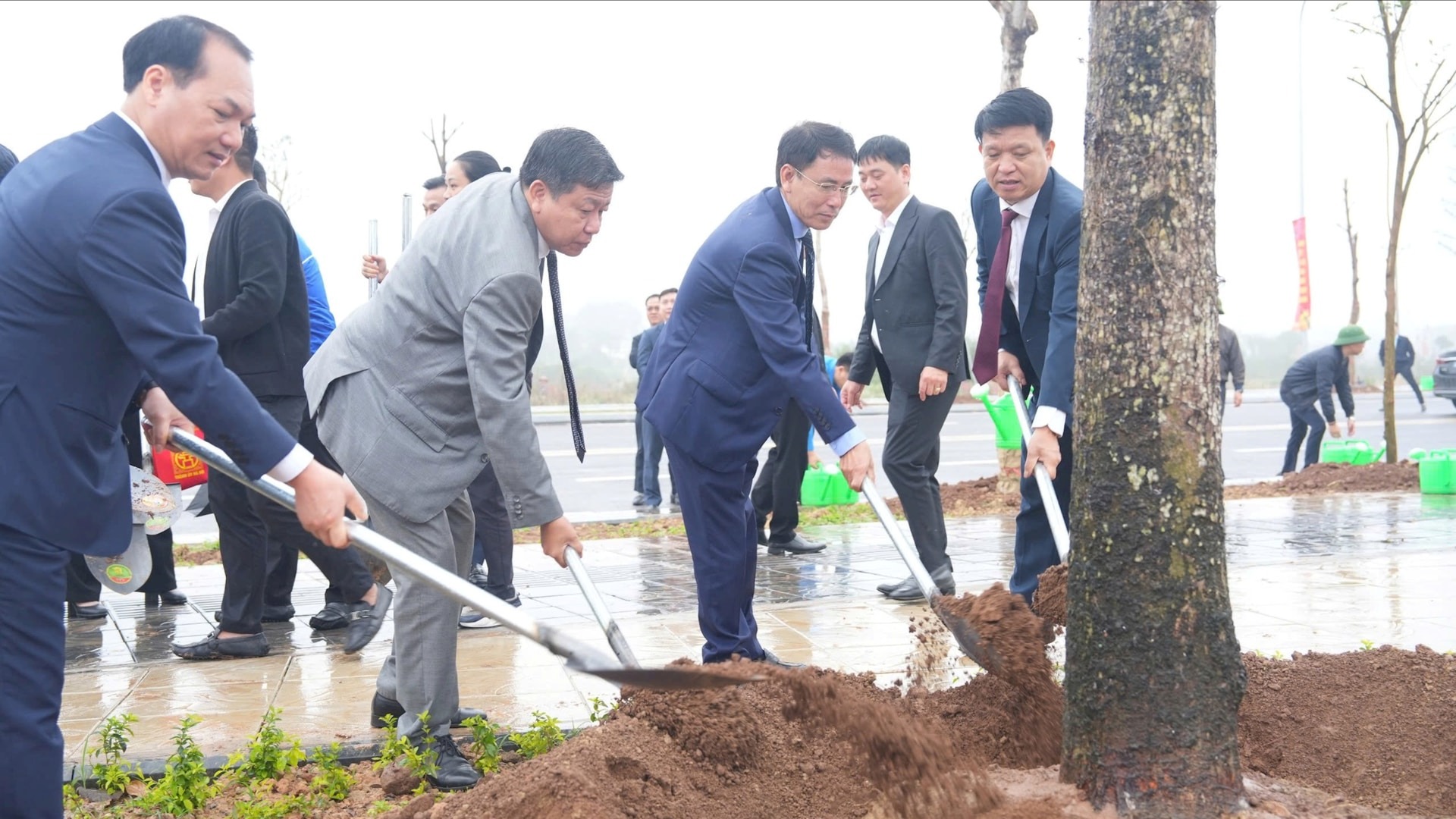 Xã Đông Anh hưởng ứng Tết trồng cây