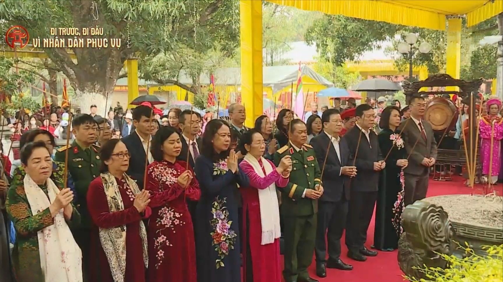 Xã Mê Linh khai hội đền Hai Bà Trưng