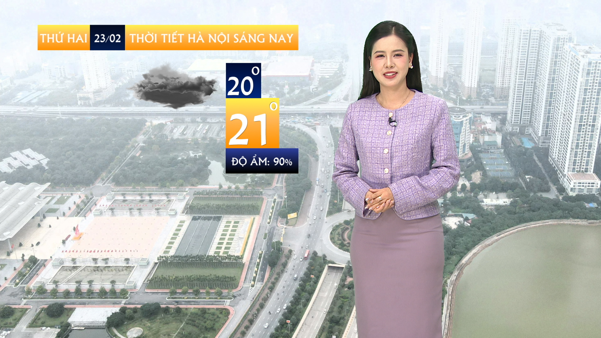 Dự báo thời tiết sáng | 23/02/2026