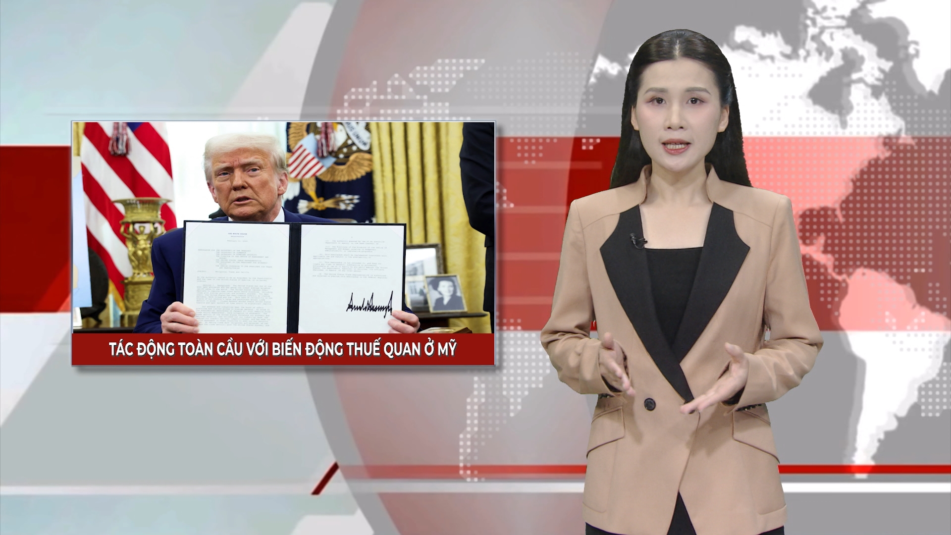 Tác động toàn cầu với biến động thuế quan ở Mỹ | Nhìn ra thế giới | 23/02/2026