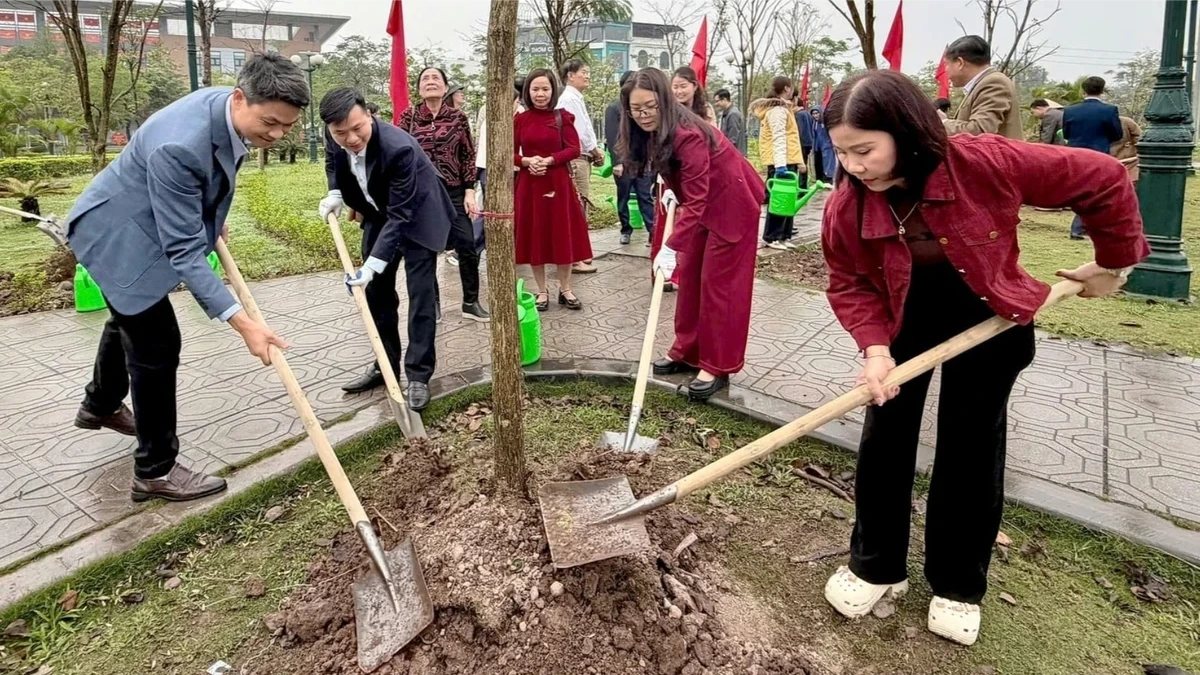 Xã Vân Đình phát động Tết trồng cây năm 2026