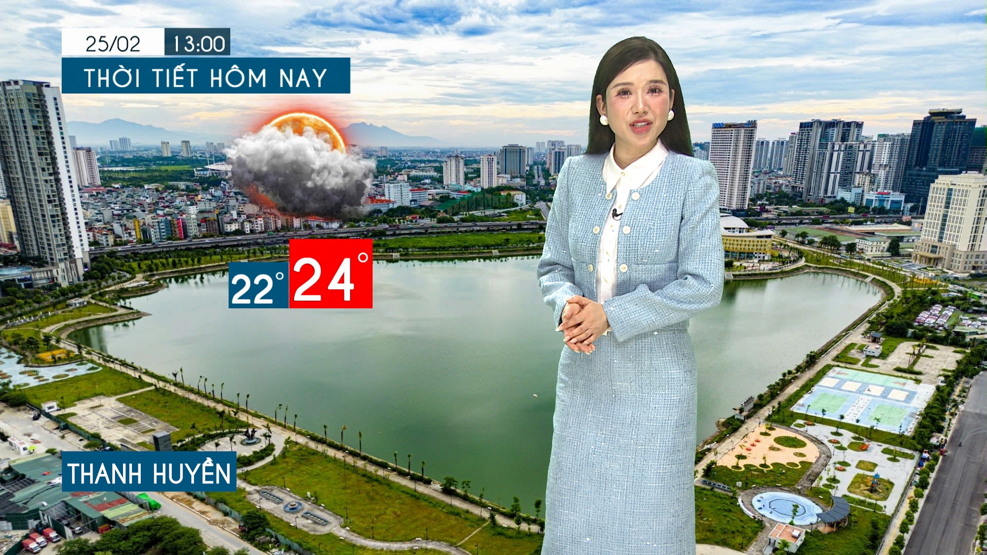 Dự báo thời tiết tối | 25/02/2026
