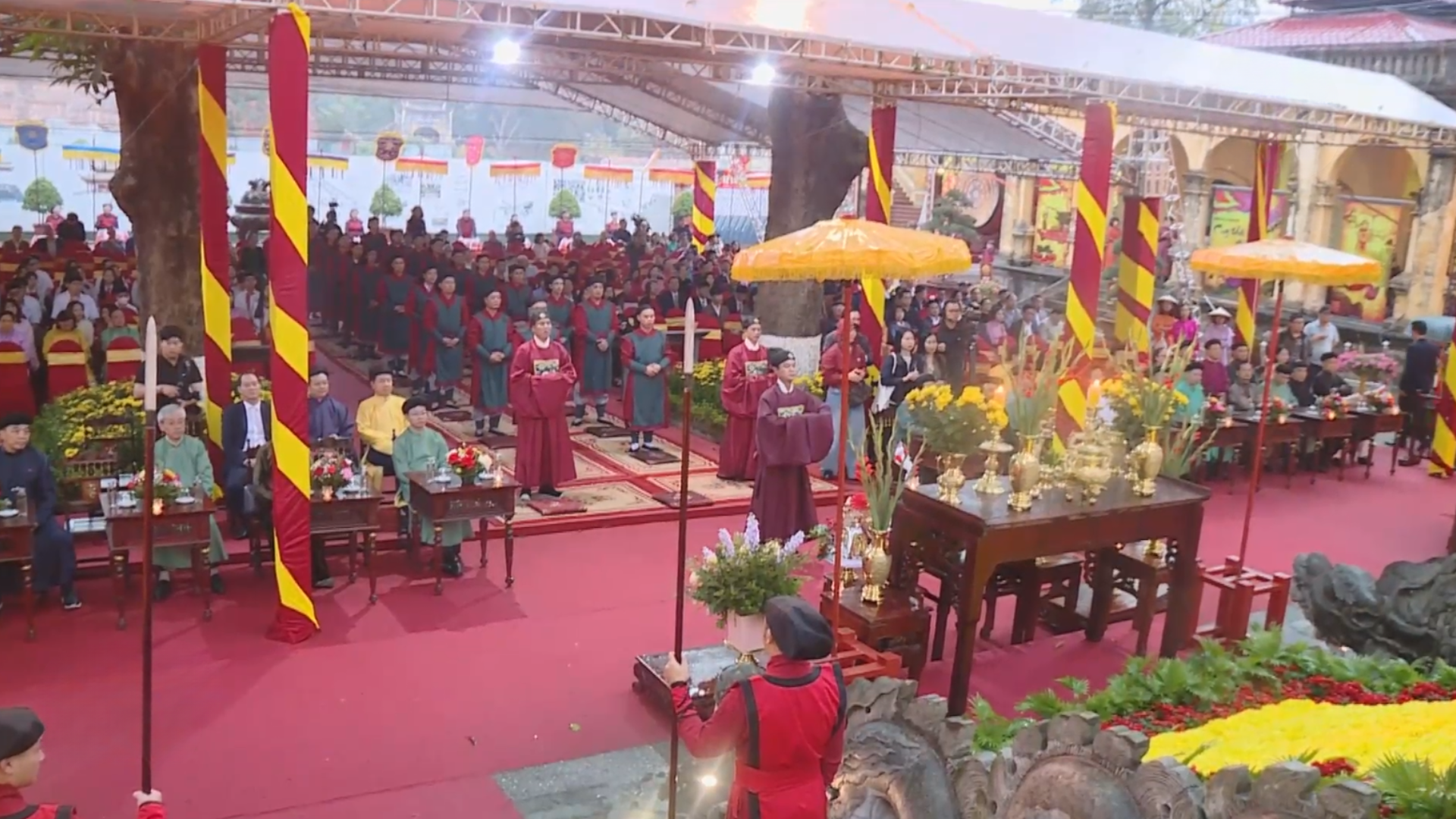 Tái hiện lễ khai xuân cung đình xưa 