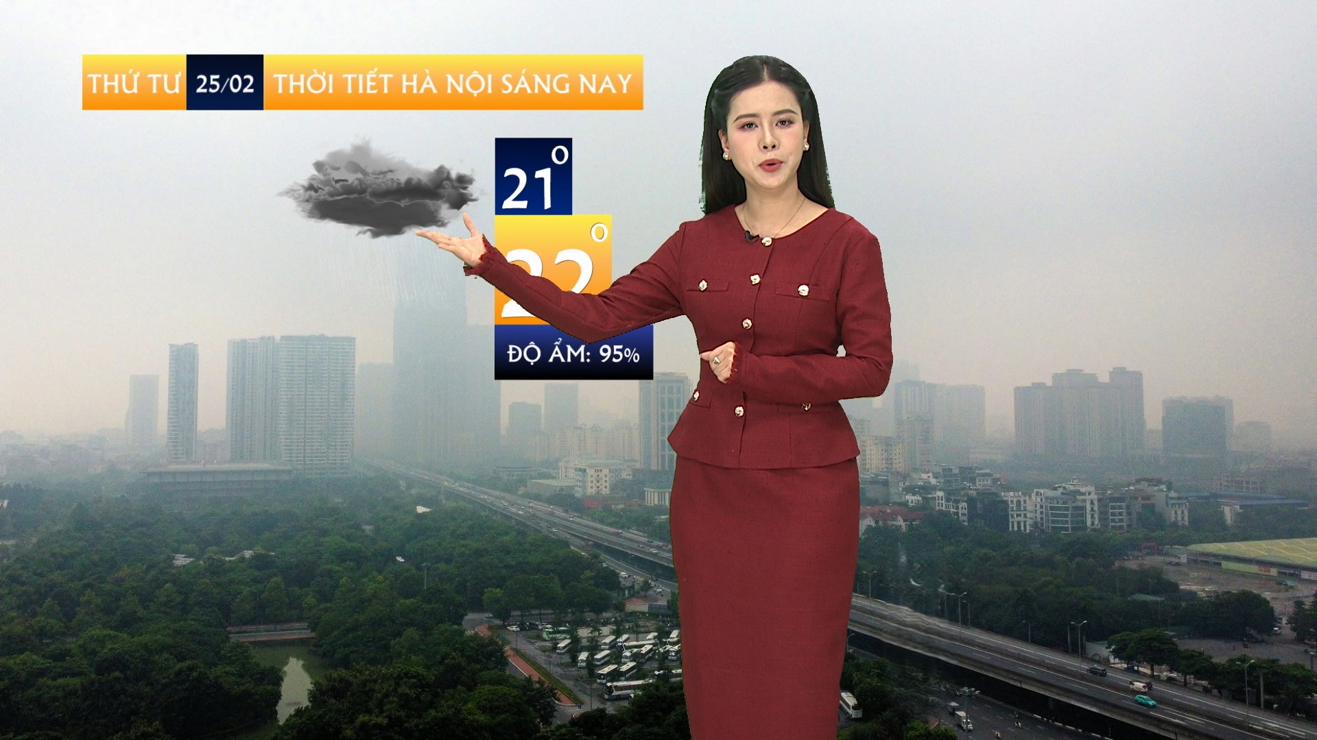 Dự báo thời tiết sáng | 25/02/2026 Dự báo thời tiết sáng | 25/02/2026