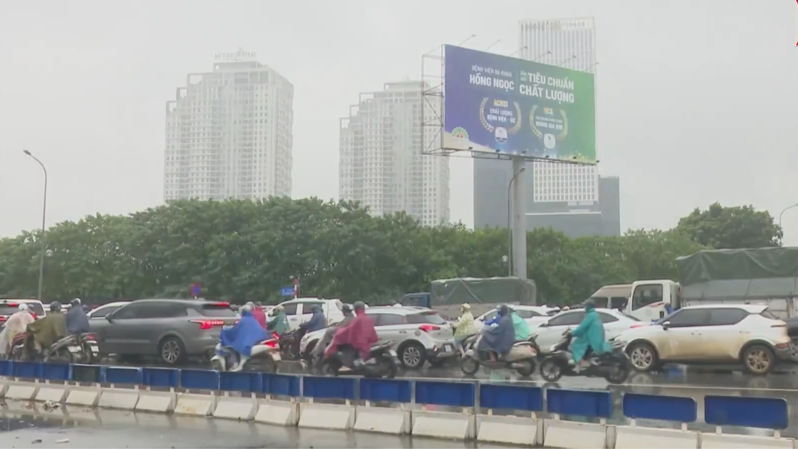 Thời tiết 25/2: Hà Nội tiếp tục có mưa rào rải rác