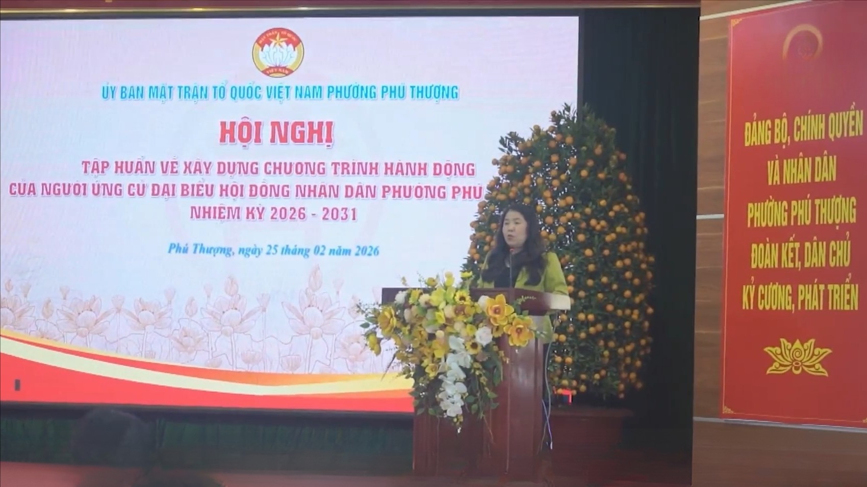 Tập huấn xây dựng chương trình hành động người ứng cử đại biểu HĐND