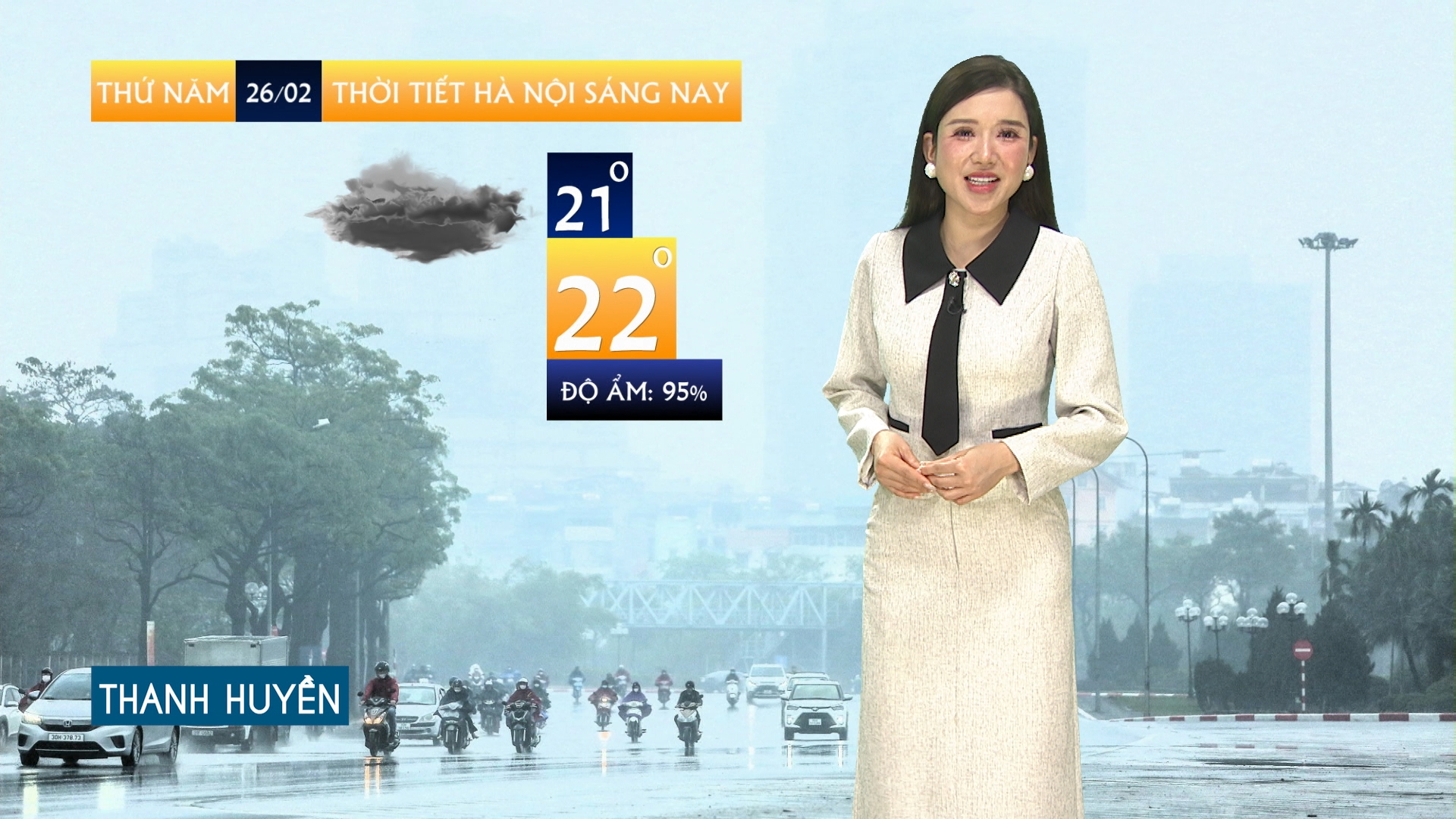 Dự báo thời tiết sáng | 26/02/2026