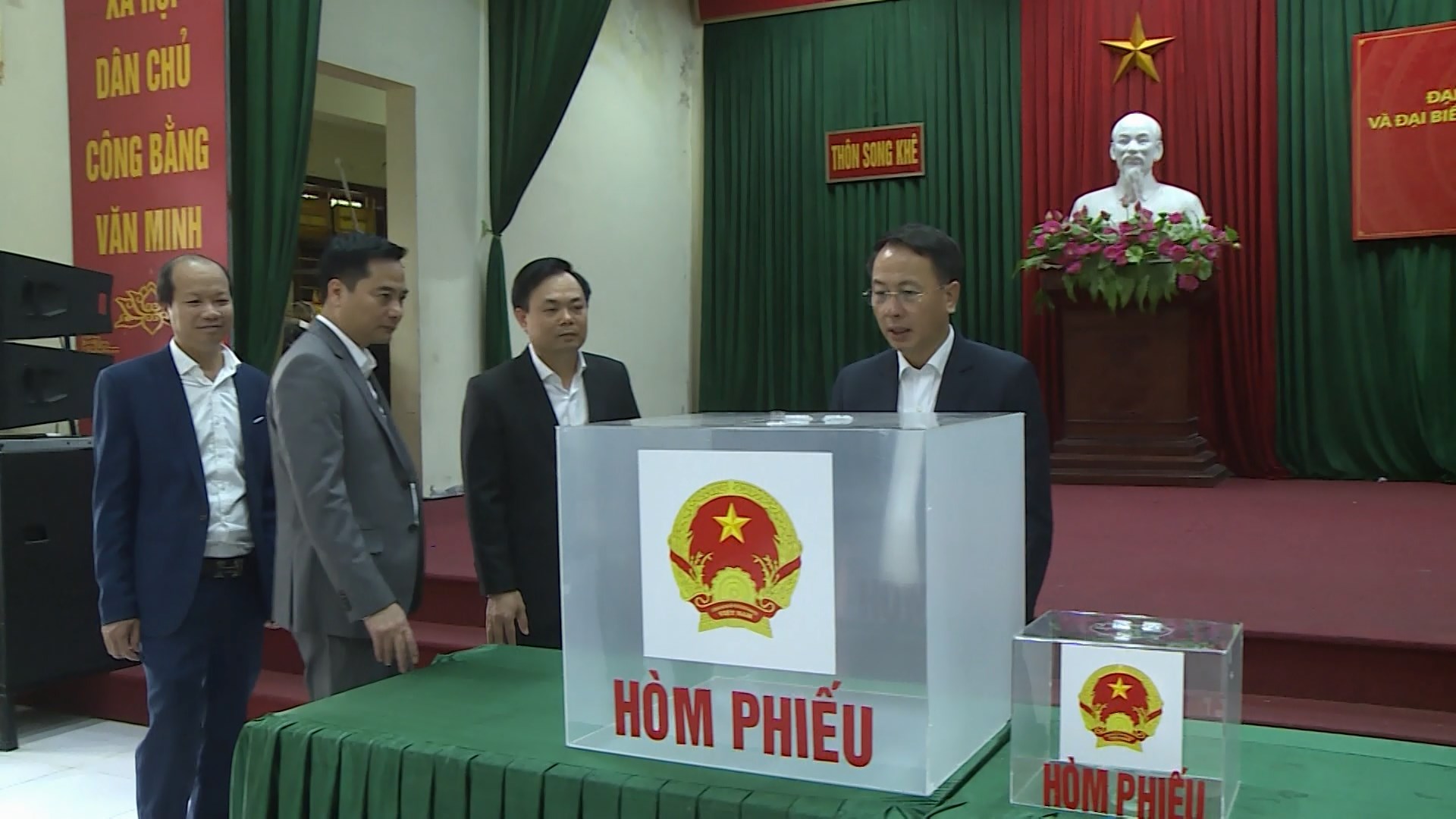 Xã Tam Hưng - Tập trung cho công tác bầu cử thành công 