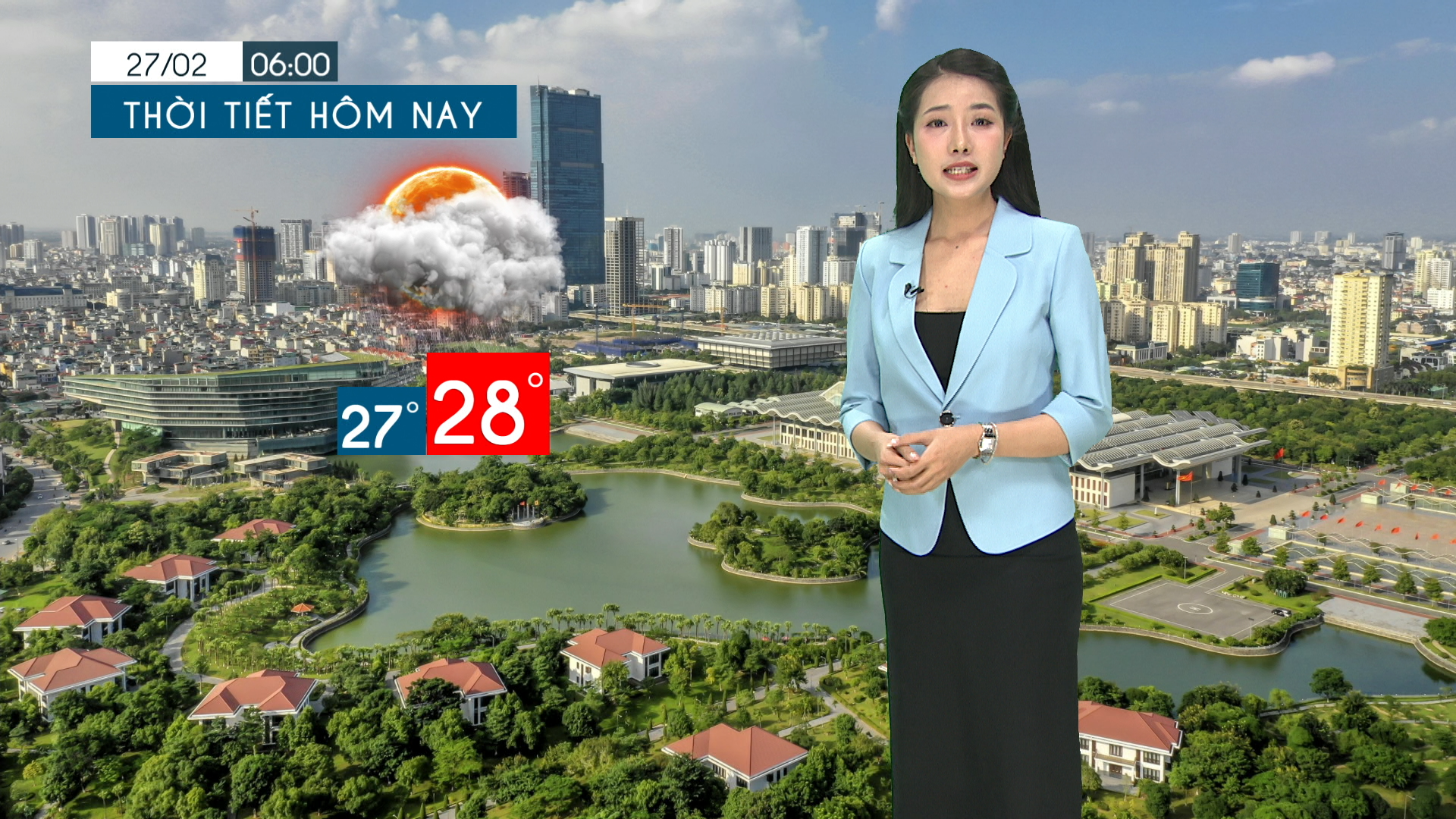 Dự báo thời tiết tối | 27/02/2026
