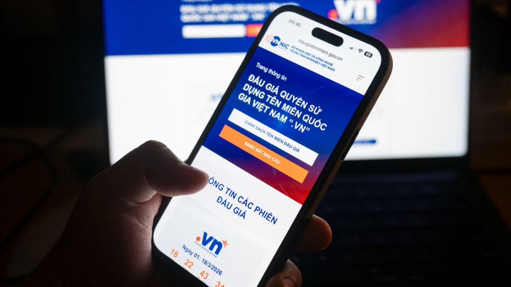 Việt Nam lần đầu đấu giá 50 tên miền '.vn' hai ký tự