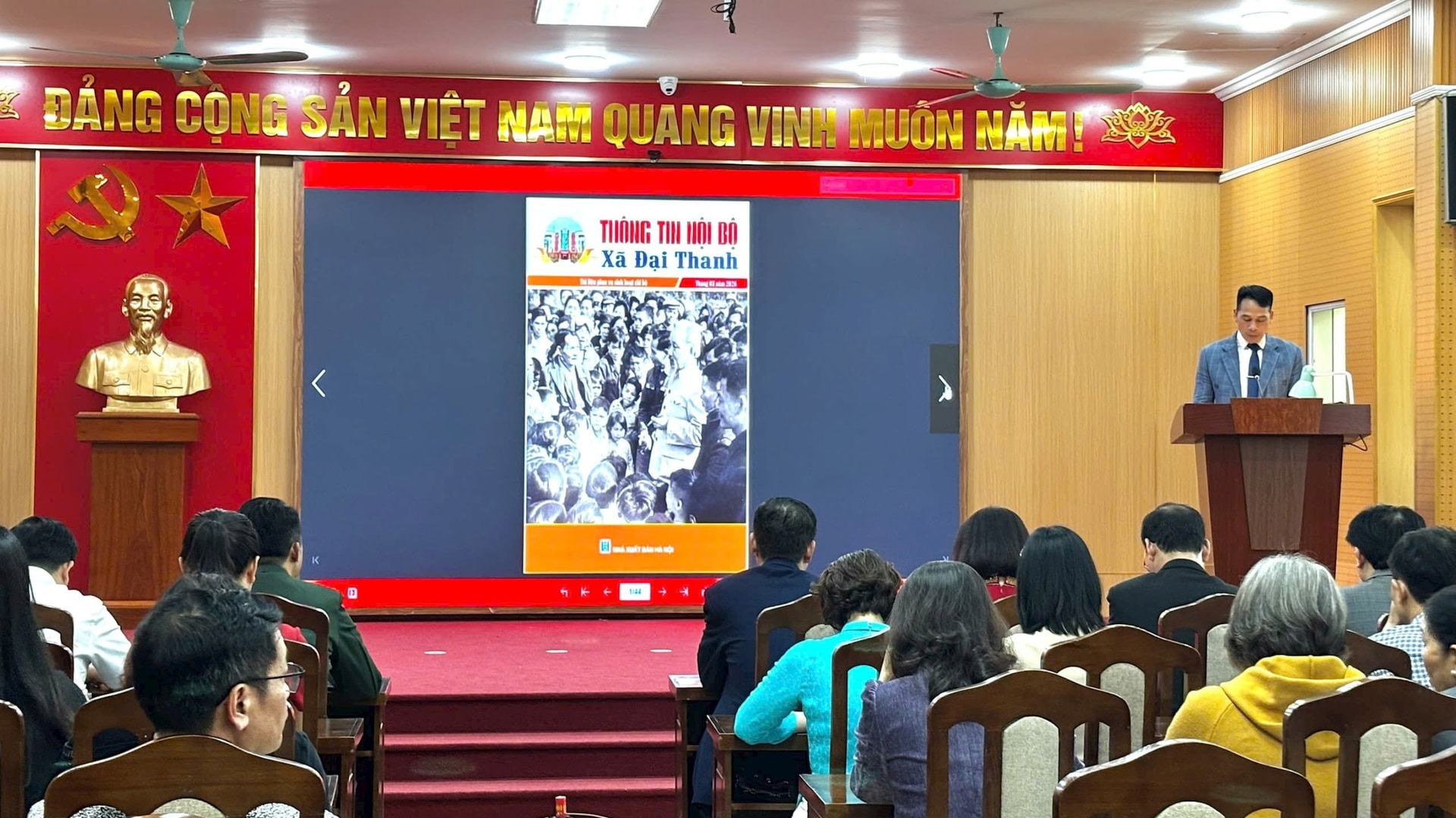 Xã Đại Thanh chuyển đổi số trong công tác Đảng