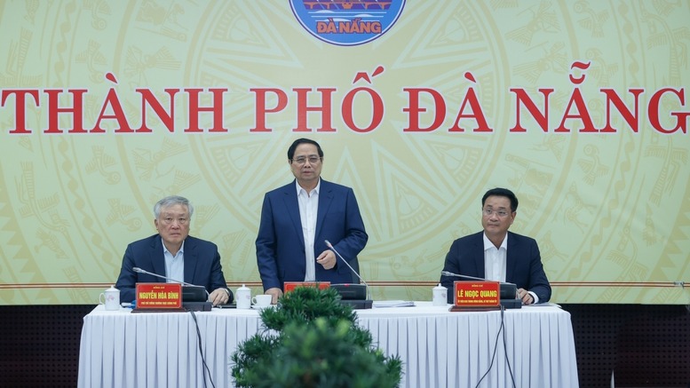 Thủ tướng làm việc với Ban Thường vụ Thành ủy Đà Nẵng