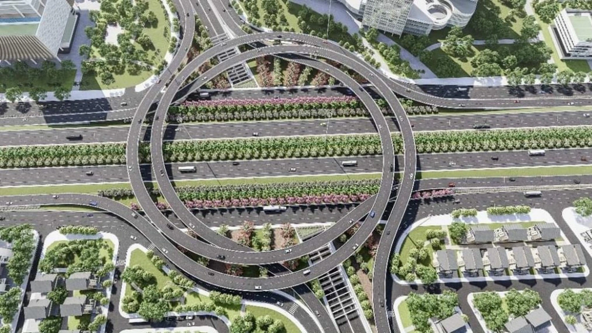 Nút giao Vành đai 3,5 - Đại lộ Thăng Long dần về đích