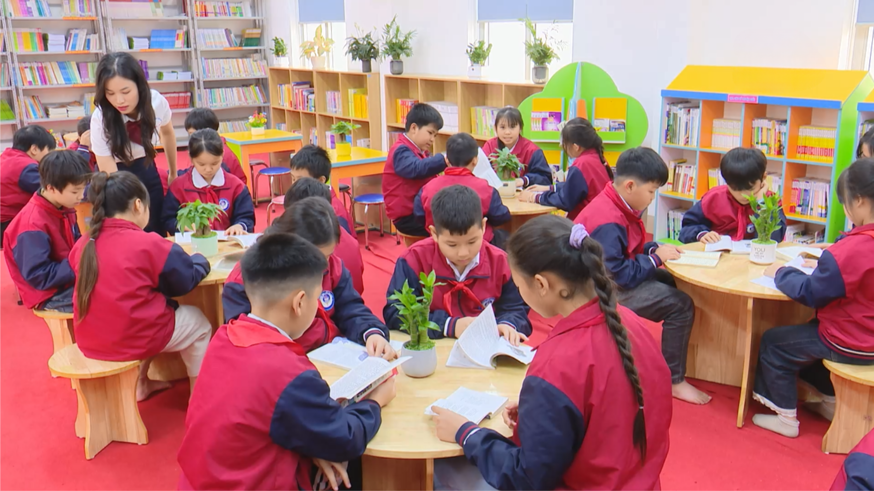 Thư viện trường học - lan tỏa văn hóa đọc cho trẻ em | Vì trẻ em | 05/02/2026