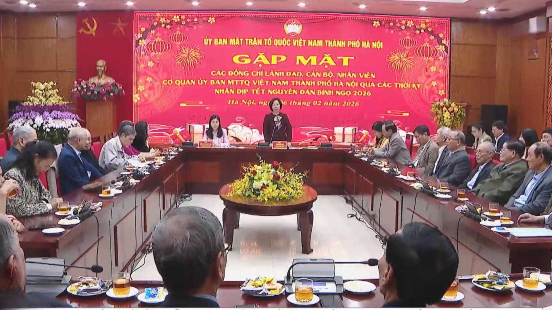 Mặt trận Hà Nội gặp mặt cán bộ, lãnh đạo qua các thời kỳ