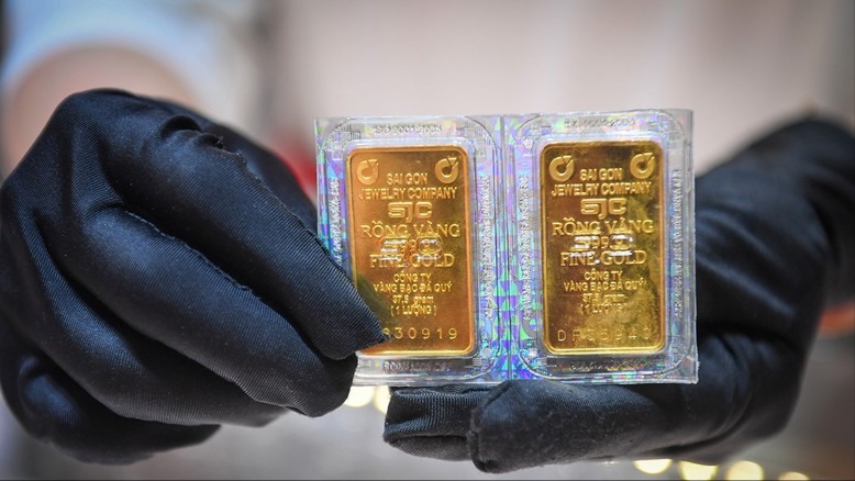 Giá vàng trong nước tăng 2,8 triệu đồng/lượng