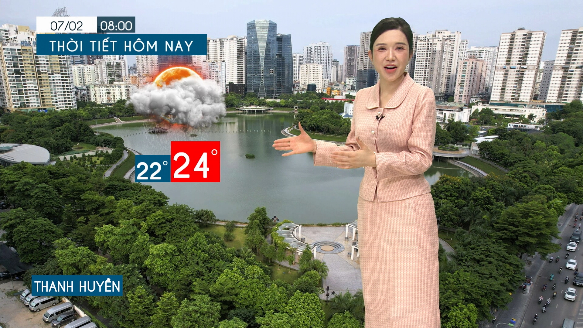 Dự báo thời tiết tối | 07/02/2026