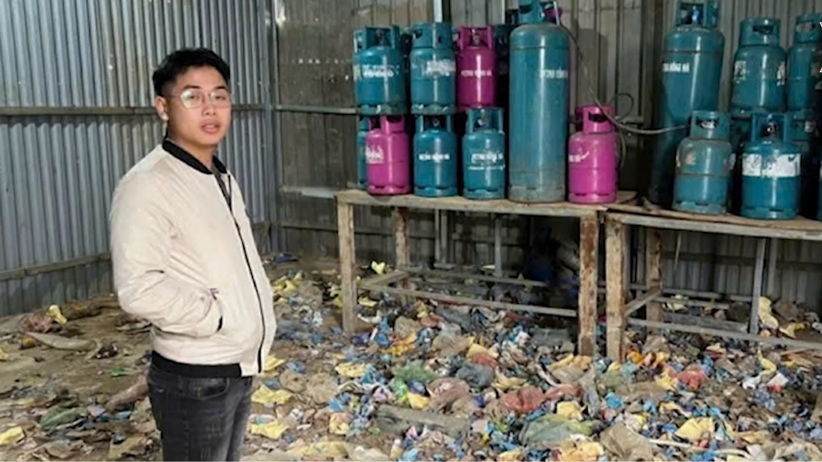 Phát hiện cơ sở sang chiết gas trái phép