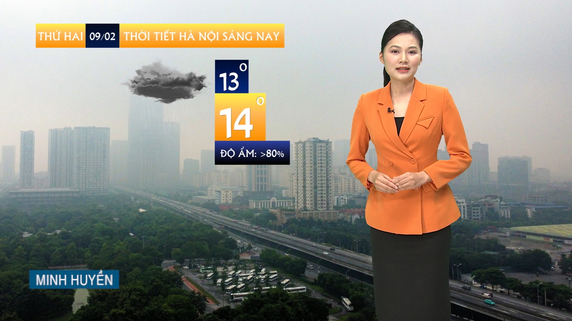 Dự báo thời tiết sáng | 09/02/2026