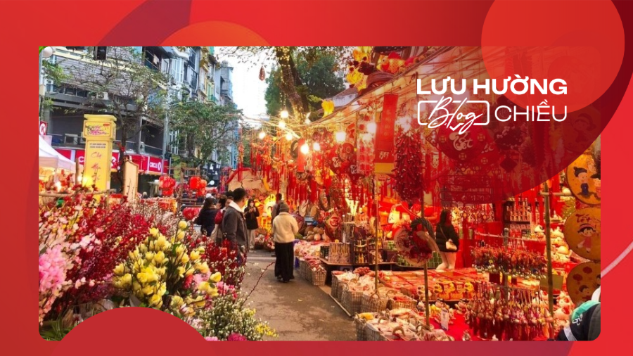 Chợ Tết ngày xuân