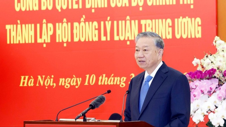 Công bố thành lập Hội đồng Lý luận Trung ương nhiệm kỳ 2026-2031