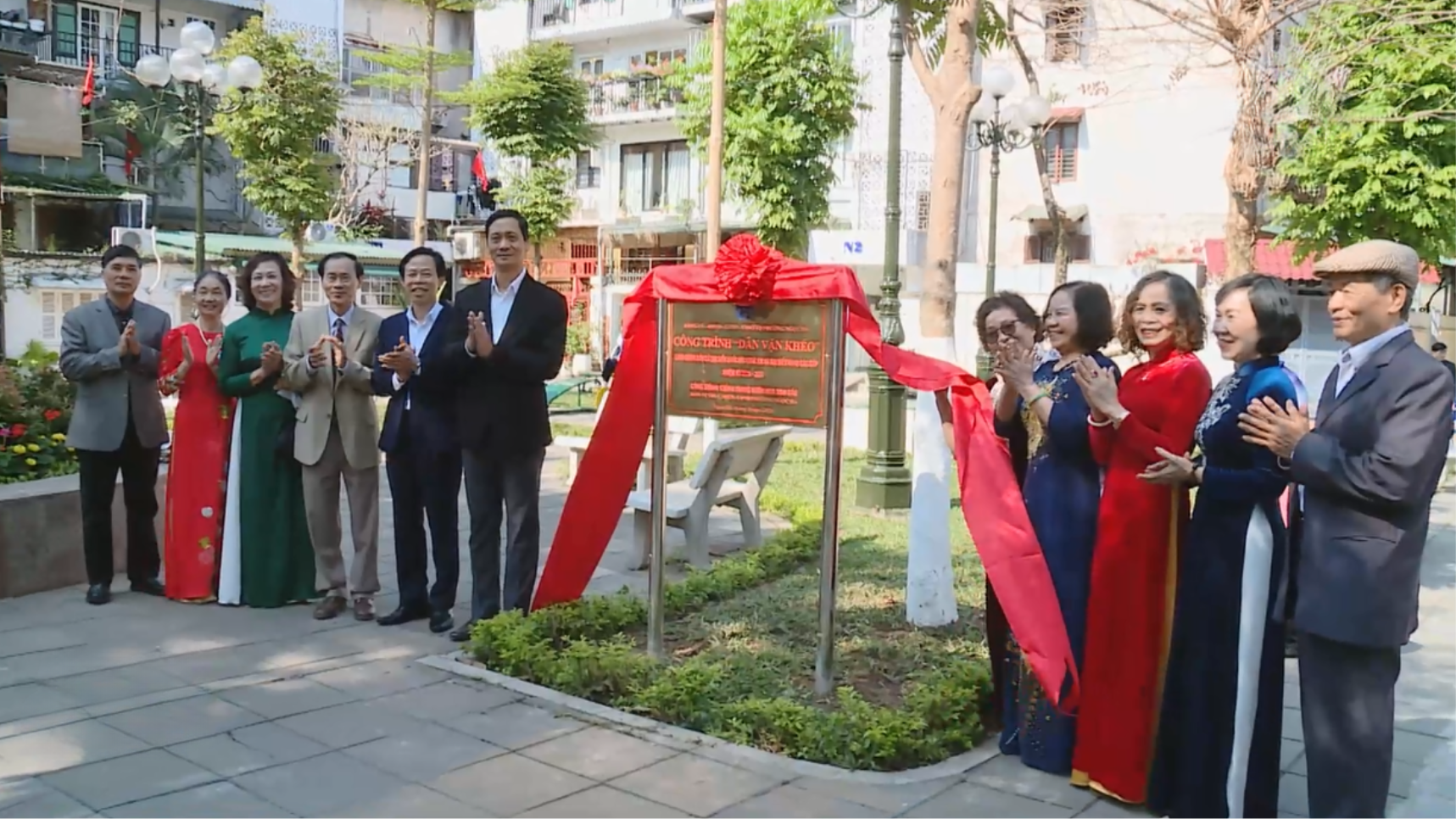 Khánh thành công trình dân vận khéo ‘Ngọc Hà xanh’