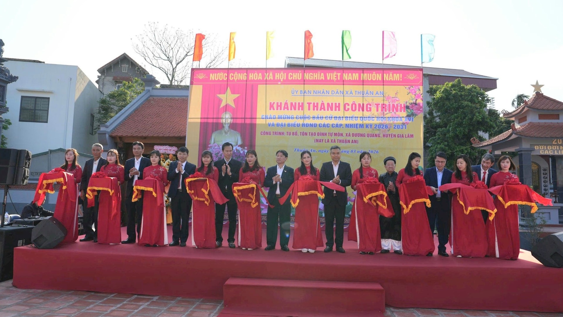 Xã Thuận An khánh thành và triển khai thi công các dự án trọng điểm