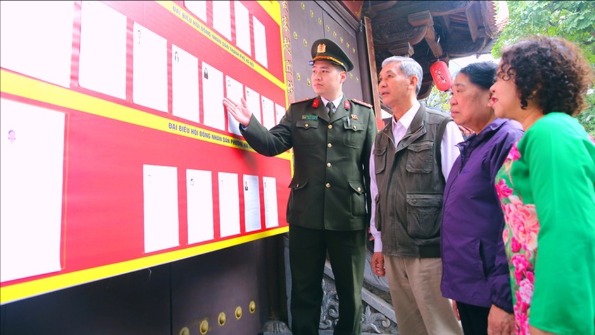 Đảm bảo an ninh an toàn các điểm bầu cử