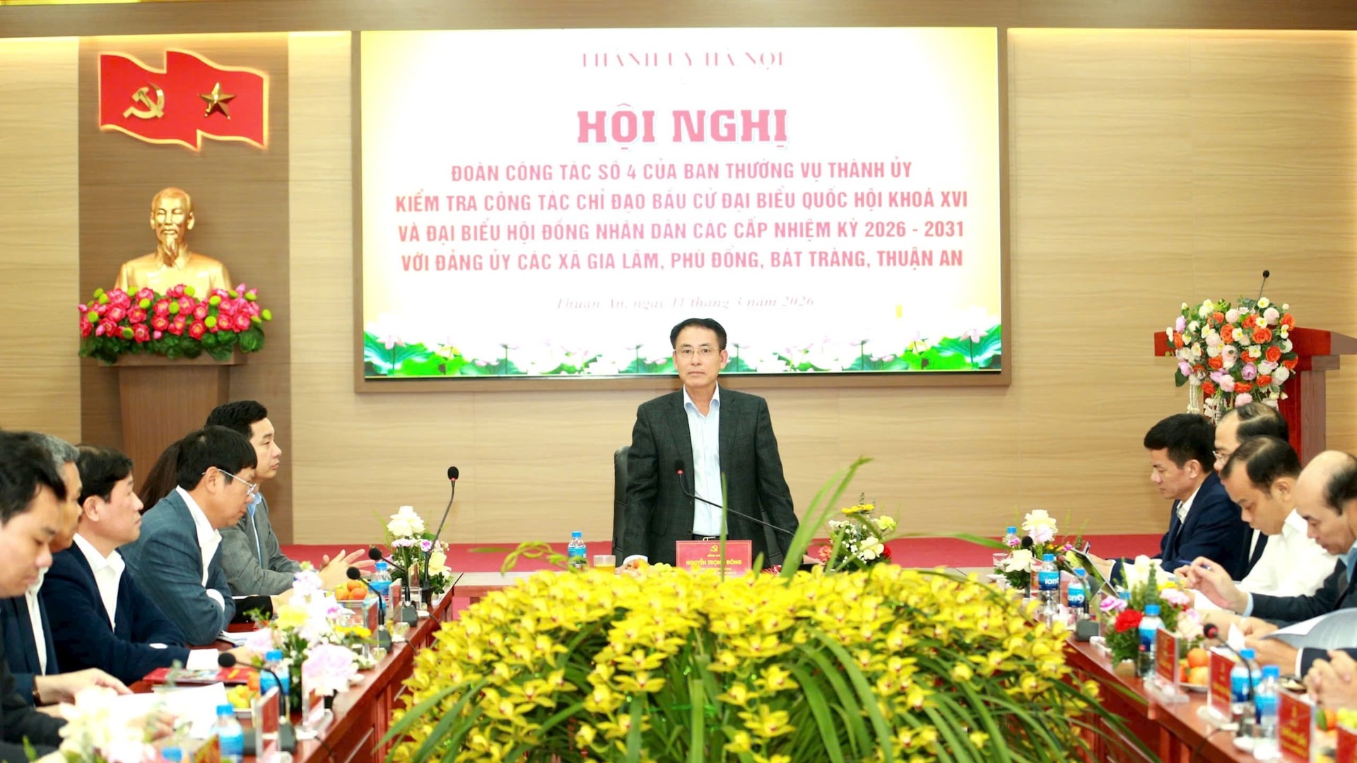 Các xã bảo đảm an ninh trước, trong và sau ngày bầu cử